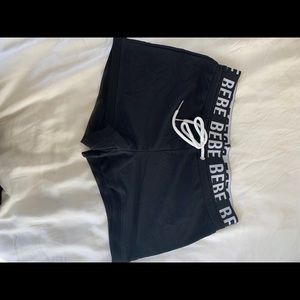 EUC size M bebe shorts with mesh detail